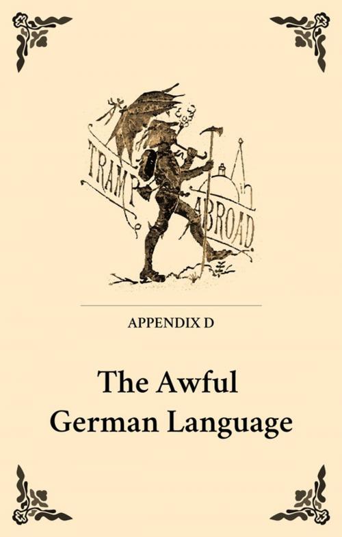 Cover of the book The Awful German Language by Mark Twain, BVK