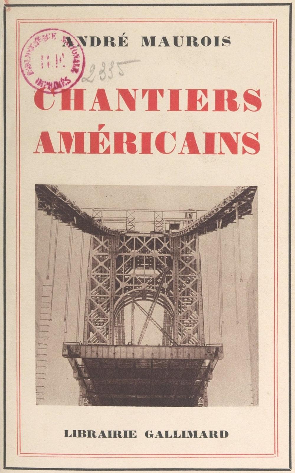 Big bigCover of Chantiers américains