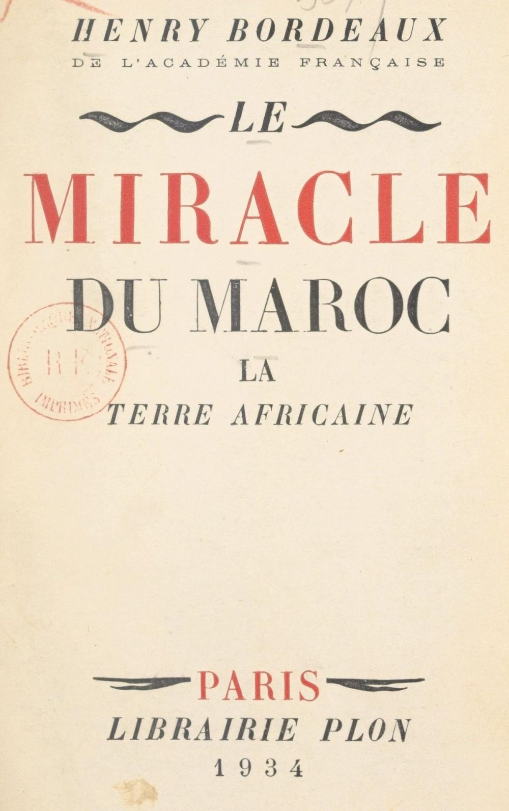 Big bigCover of Le miracle du Maroc