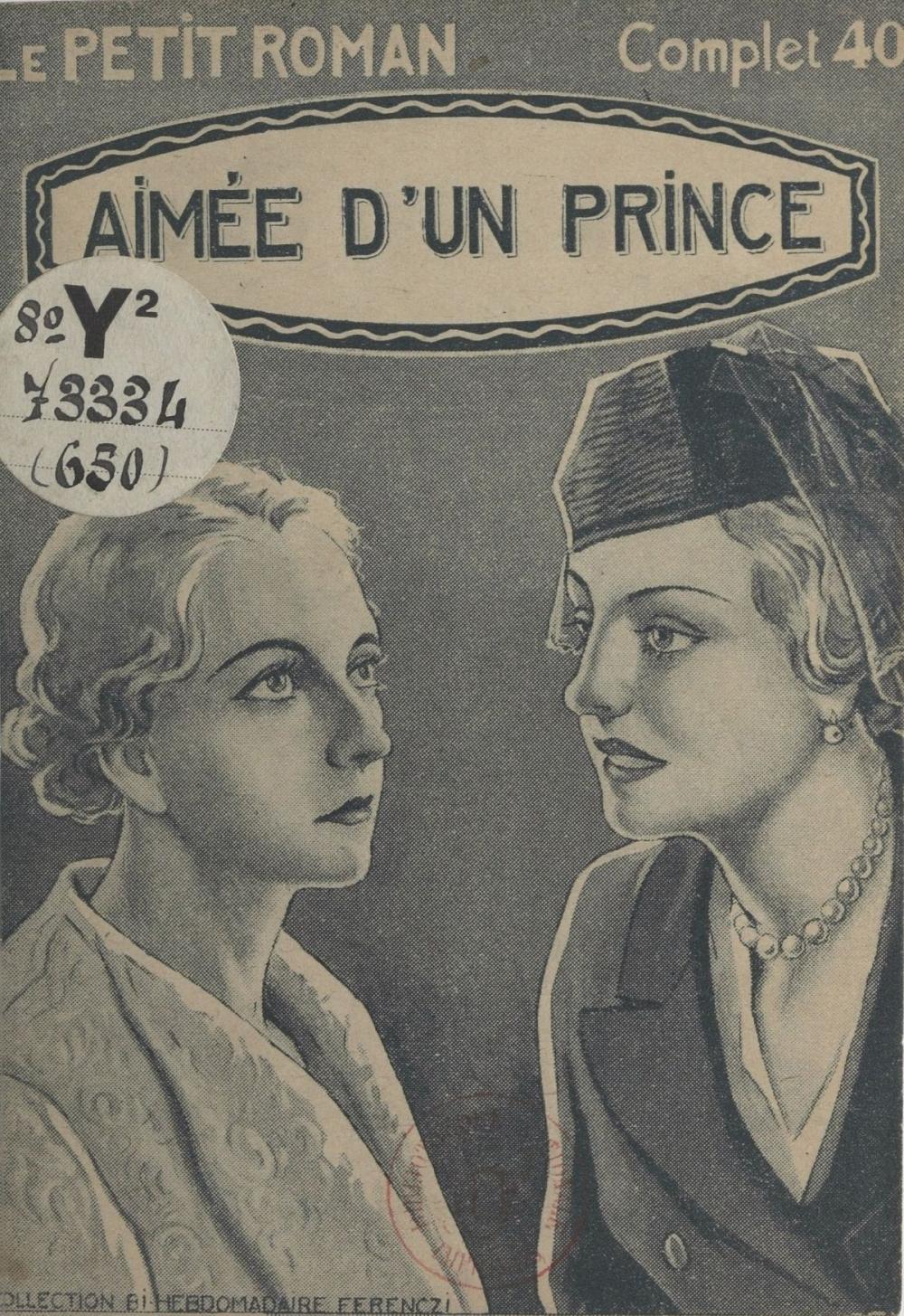 Big bigCover of Aimée d'un prince