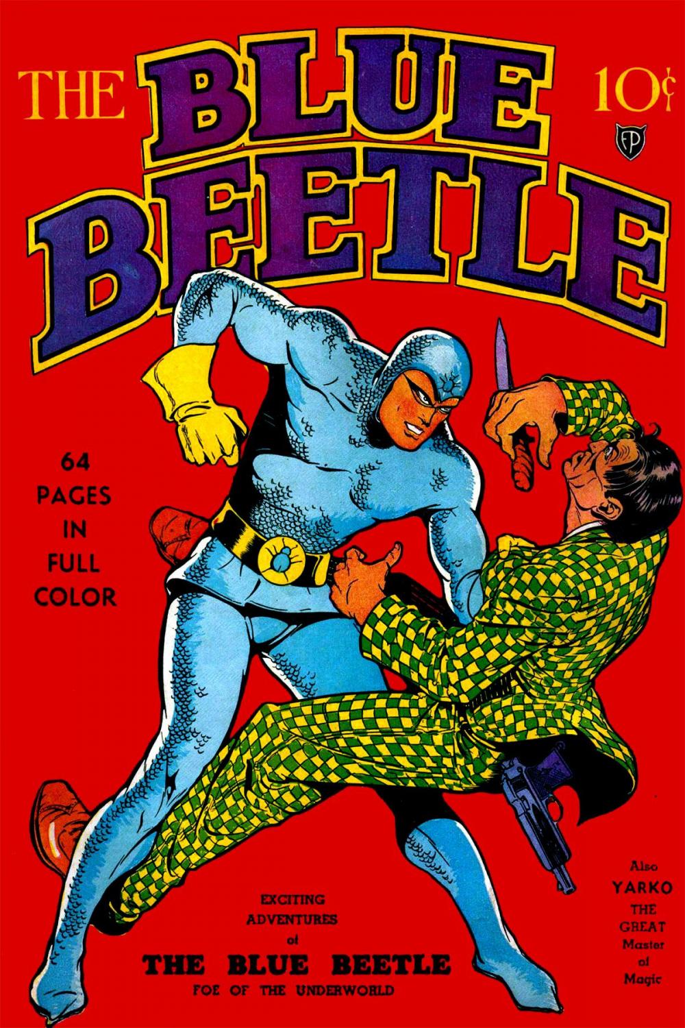 Big bigCover of The Blue Beetle, Number 1, The Origin of Blue Beetle