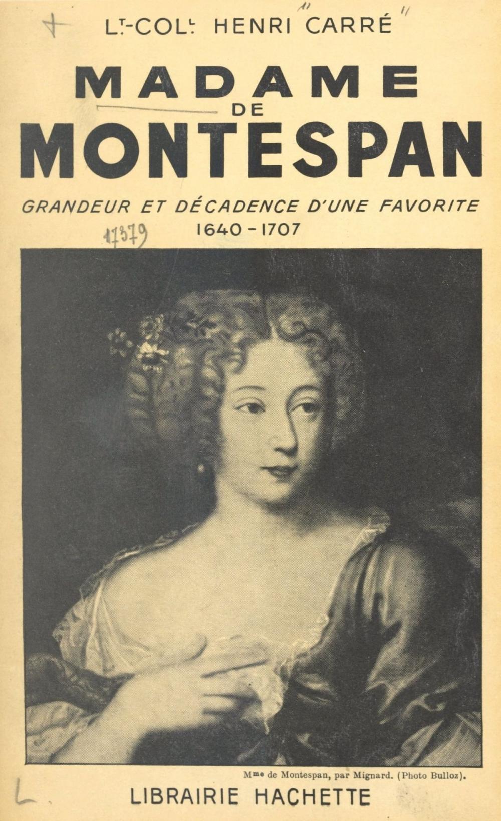 Big bigCover of Madame de Montespan