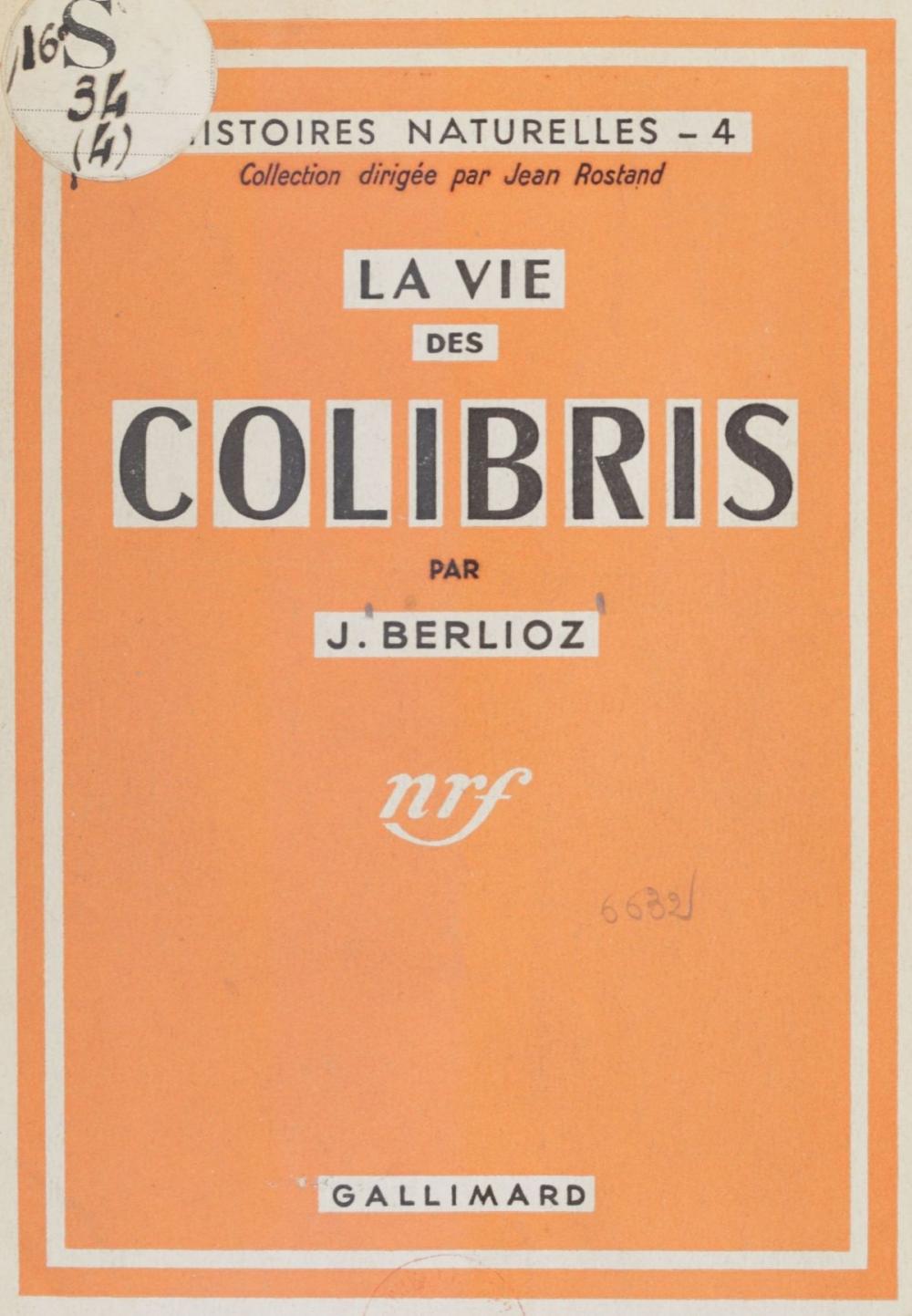 Big bigCover of La vie des colibris