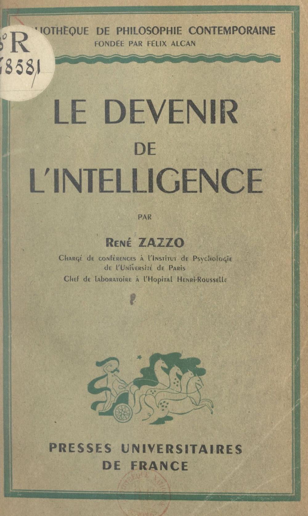 Big bigCover of Le devenir de l'intelligence