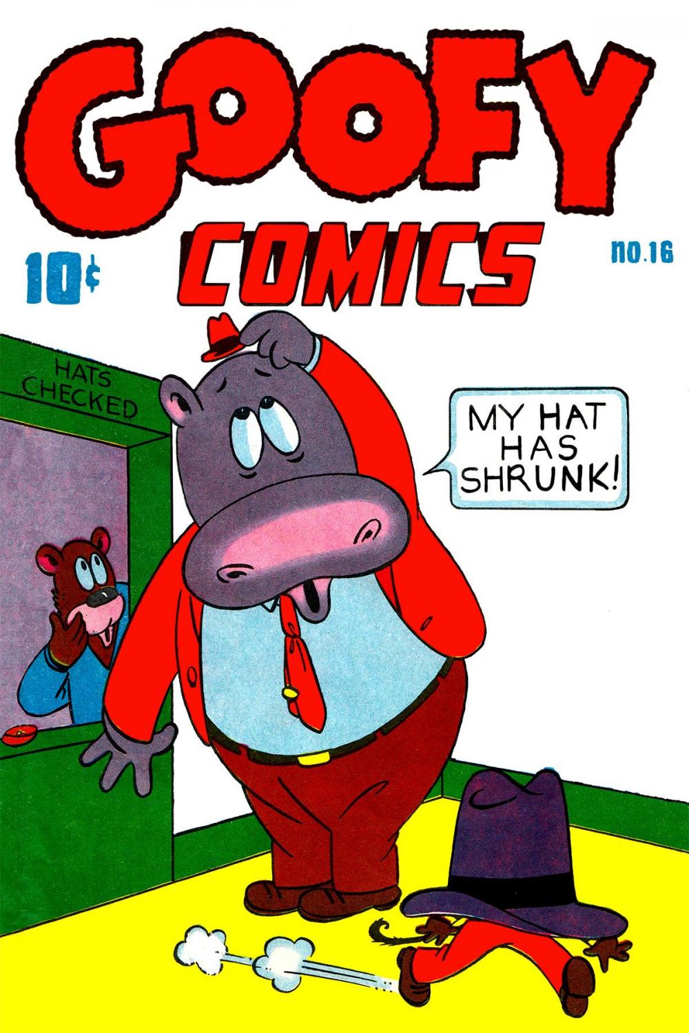 Big bigCover of Goofy Comics, Number 16, My Hat Has Shrunk