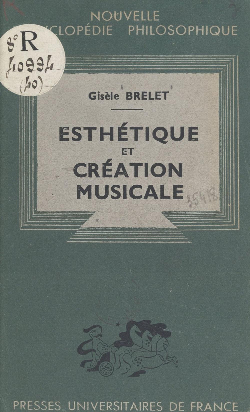 Big bigCover of Esthétique et création musicale