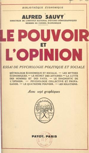 Cover of the book Le pouvoir et l'opinion by Jean-Pierre Bougnoux