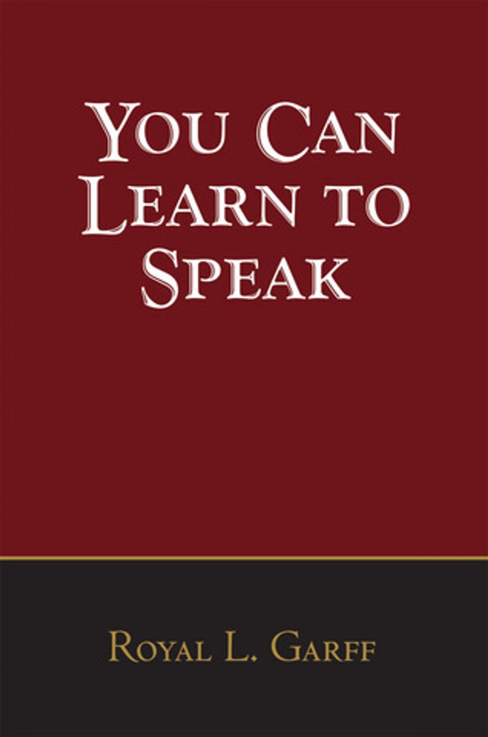 Big bigCover of You Can Learn to Speak