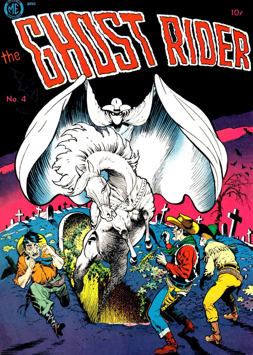 Big bigCover of The Ghost Rider, Number 4, The Greedy Ghosts of Boot Hill