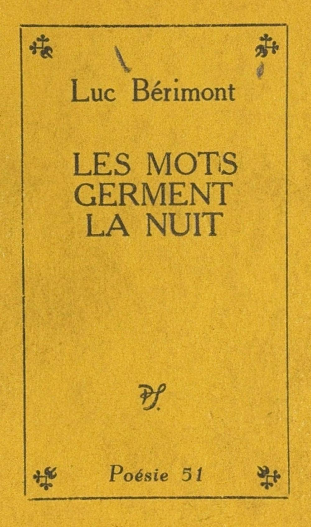 Big bigCover of Les mots germent la nuit