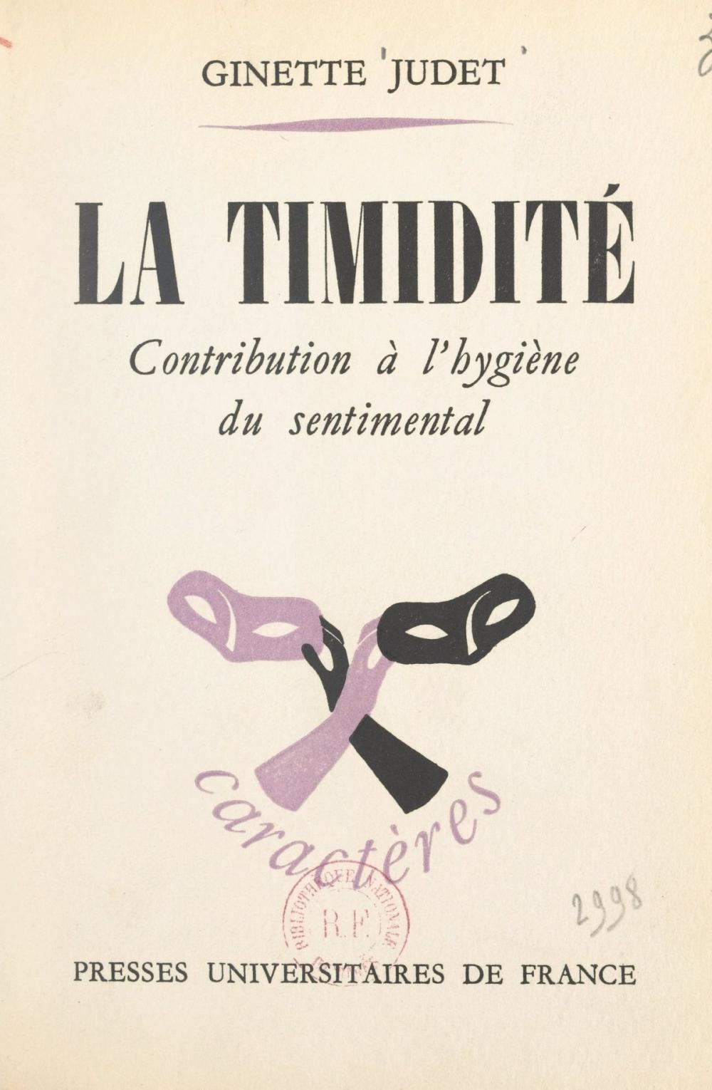 Big bigCover of La timidité