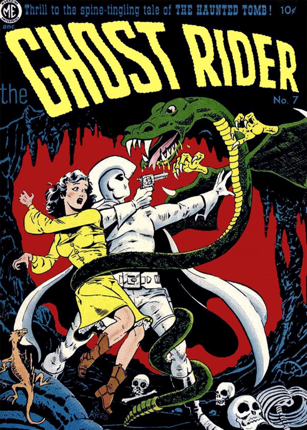 Big bigCover of The Ghost Rider, Number 7, The Haunted Tomb