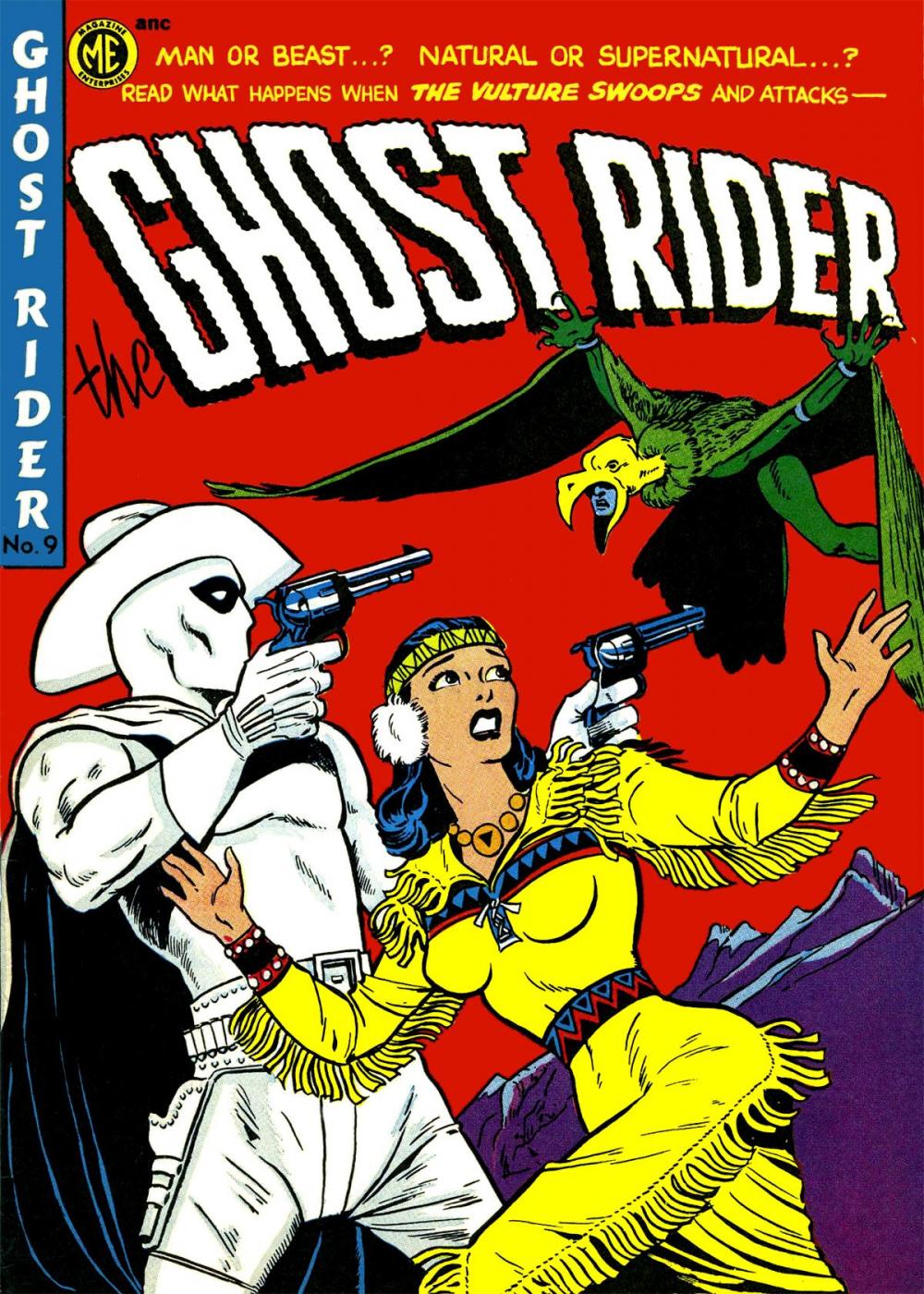 Big bigCover of The Ghost Rider, Number 9, The Vulture Swoops