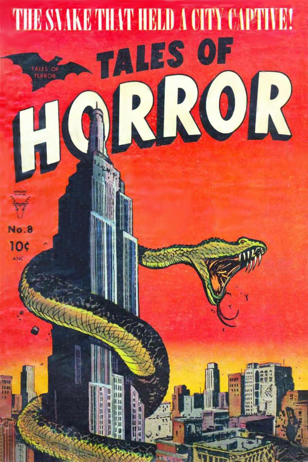 Big bigCover of Tales of Horror, Volume 8, The Snake that Held a City Captive!