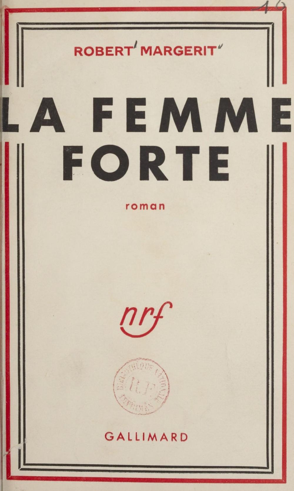 Big bigCover of La femme forte