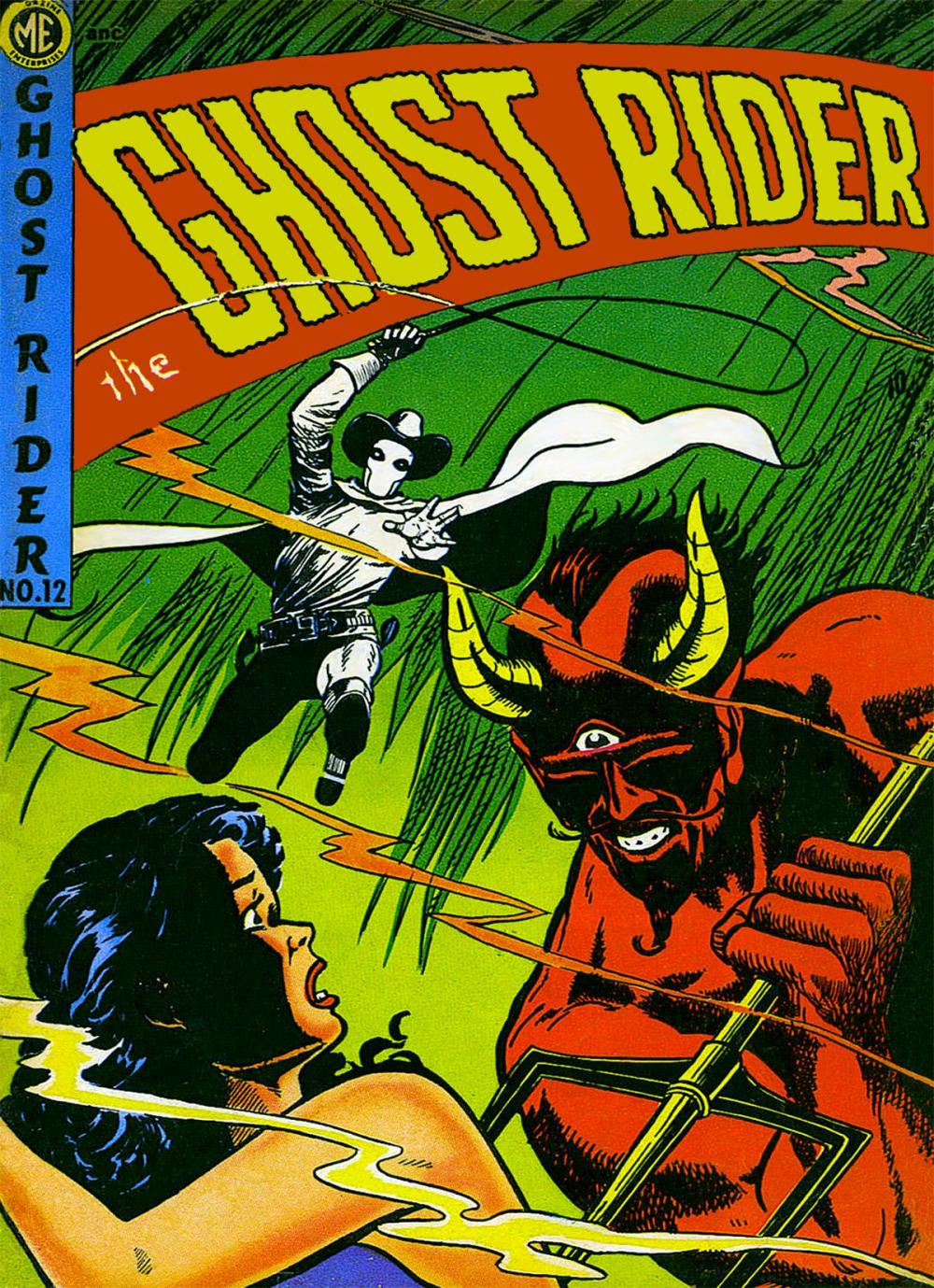 Big bigCover of The Ghost Rider, Number 12, The Devil Deals in Death