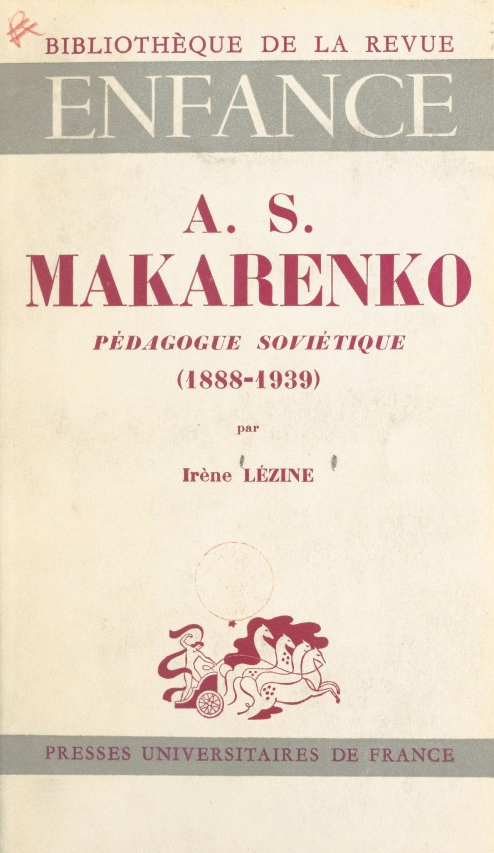 Big bigCover of AS Makarenko, pédagogue soviétique, 1888-1939