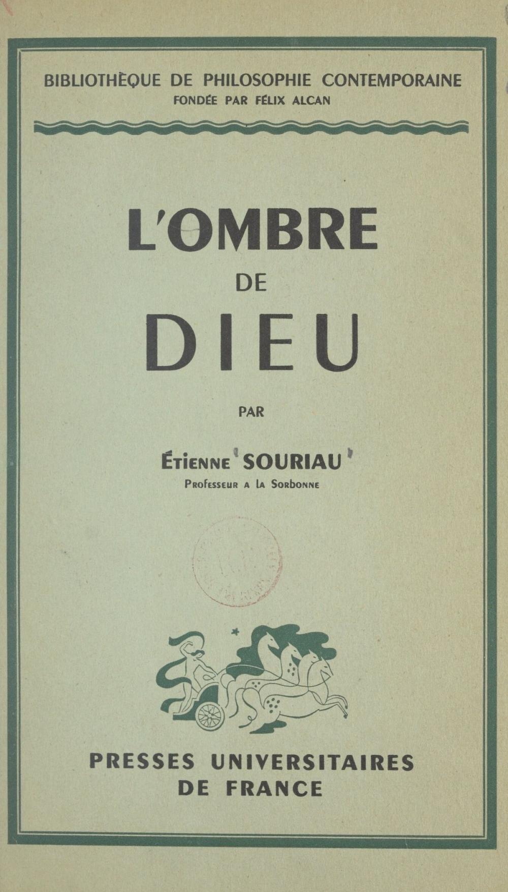 Big bigCover of L'ombre de Dieu