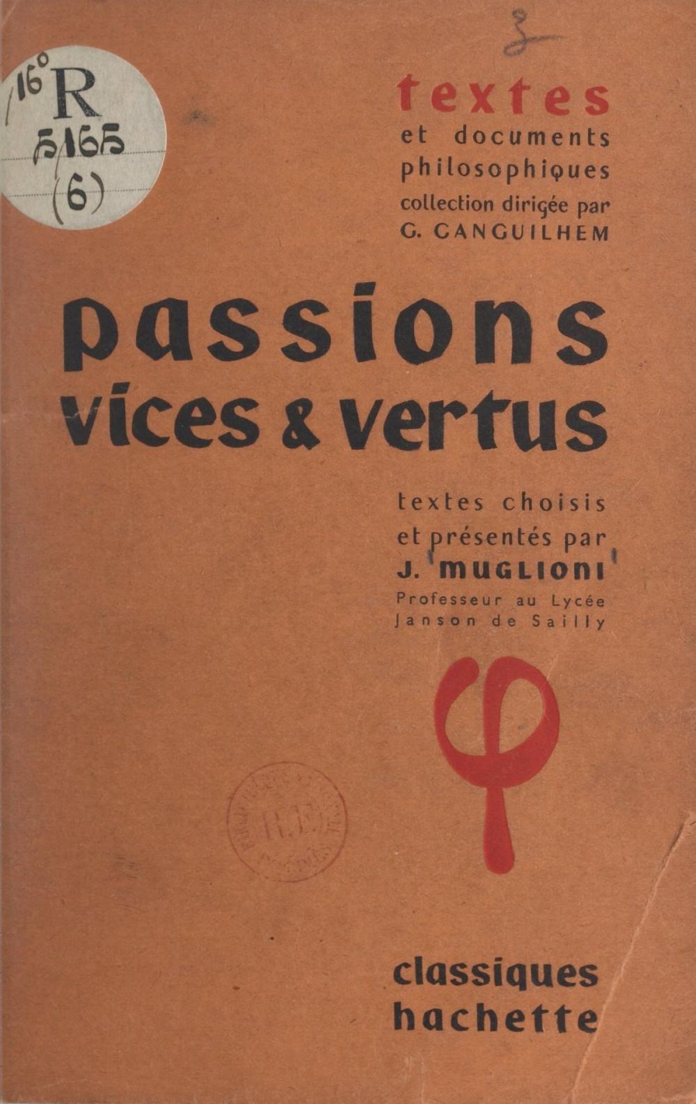 Big bigCover of Passions, vices et vertus