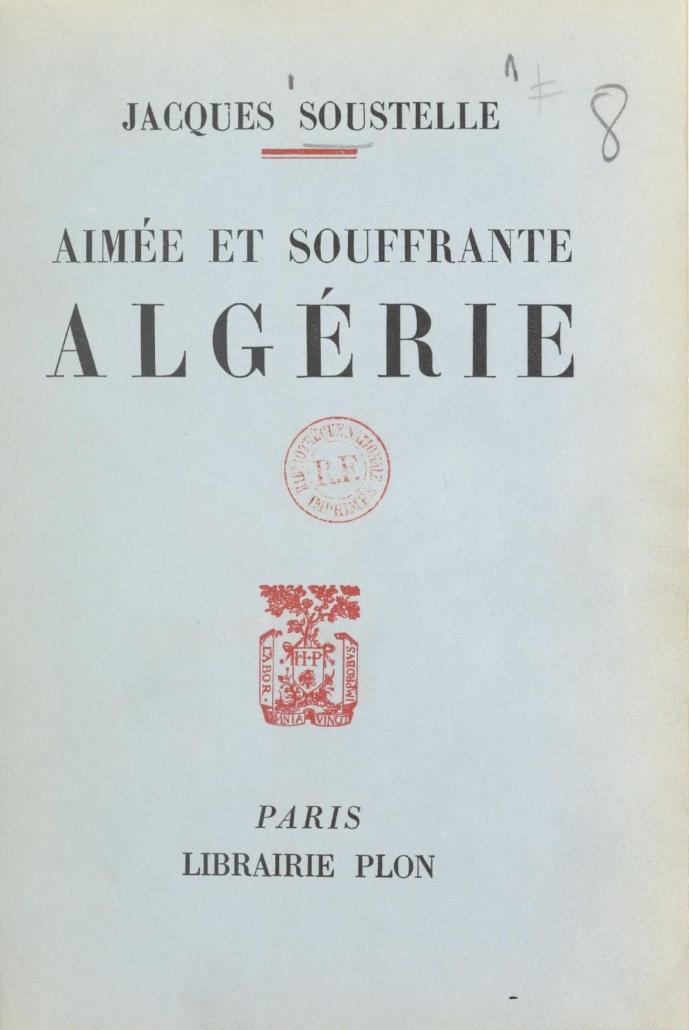 Big bigCover of Aimée et souffrante Algérie