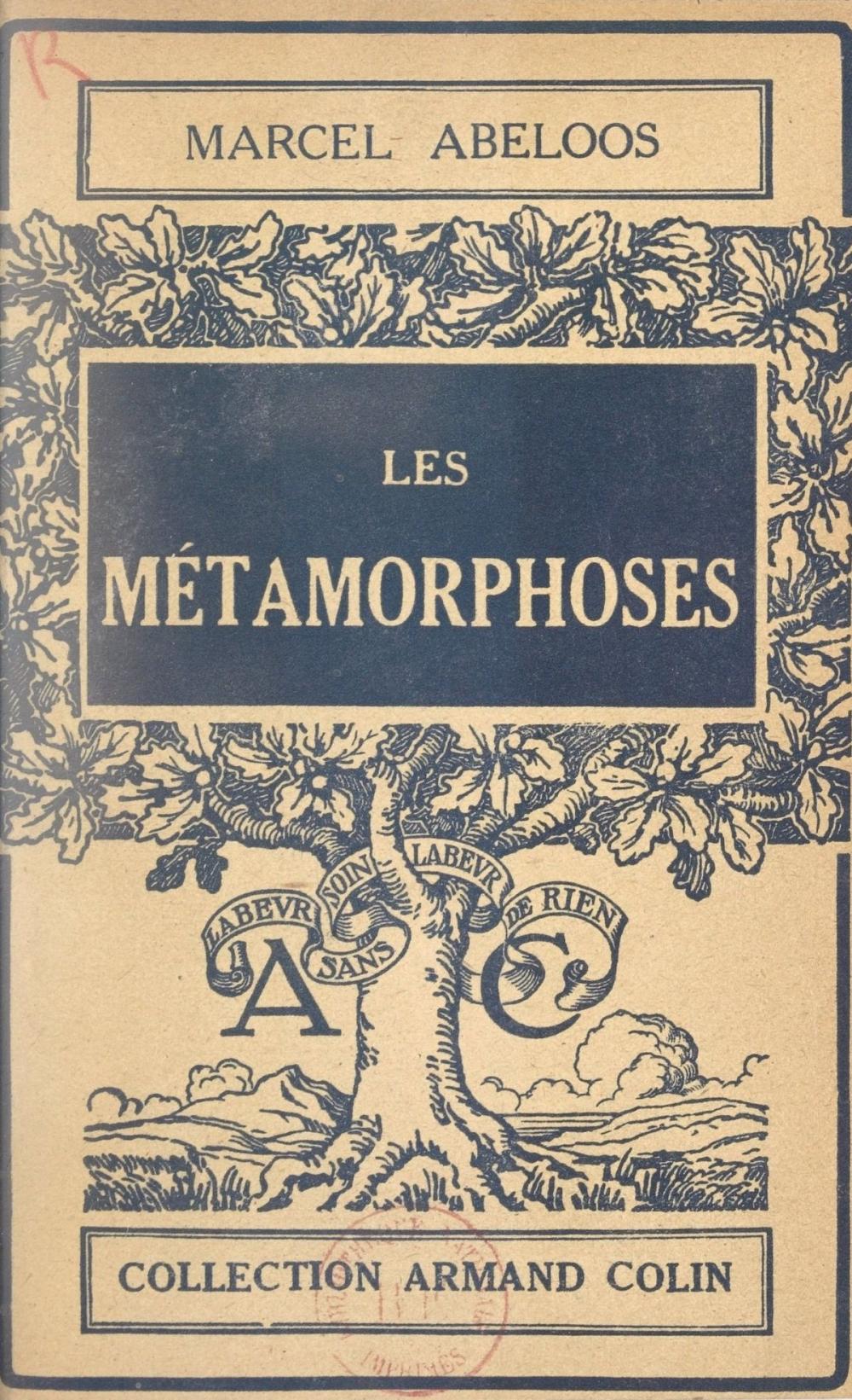 Big bigCover of Les métamorphoses