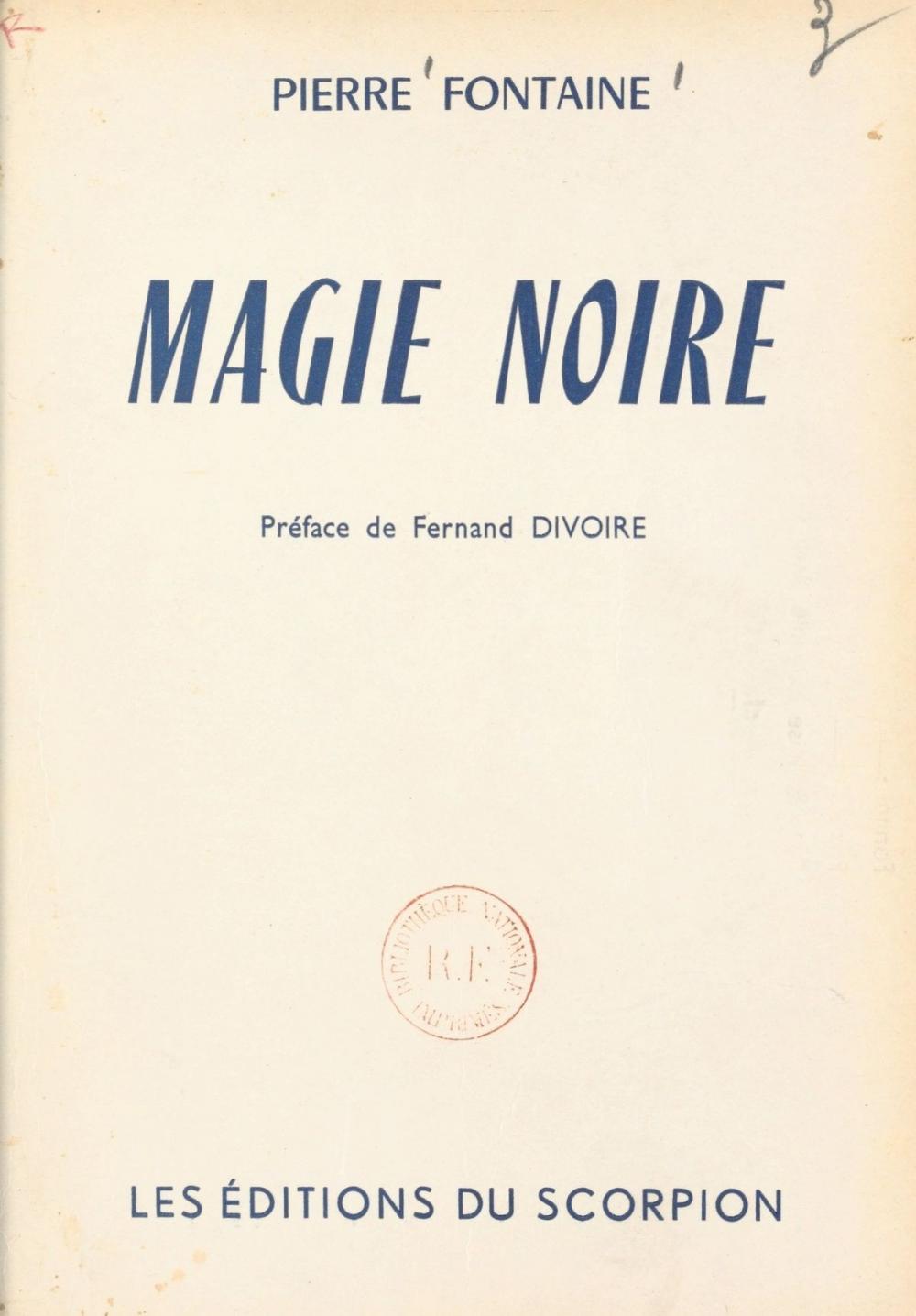 Big bigCover of Magie noire