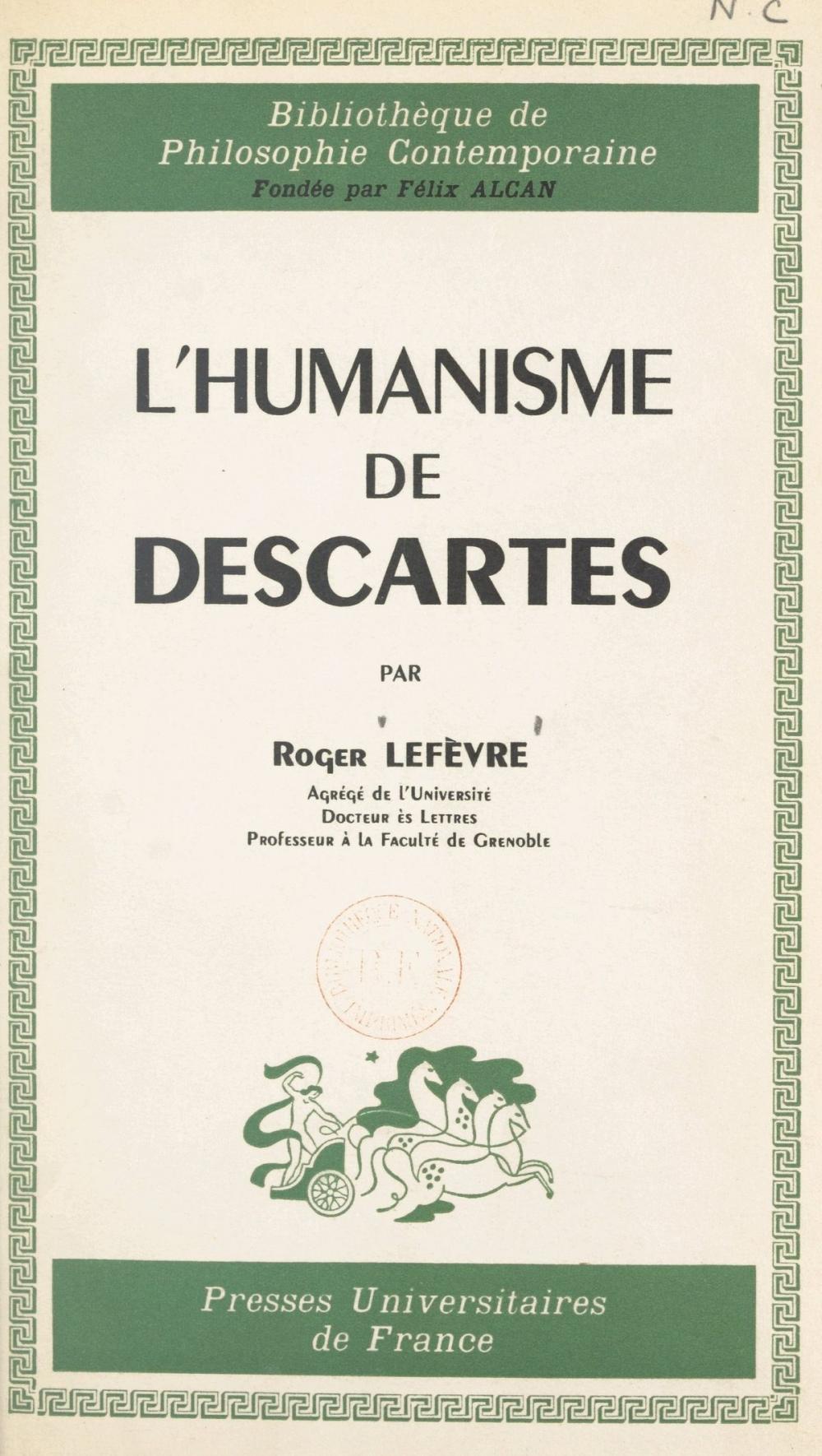 Big bigCover of L'humanisme de Descartes