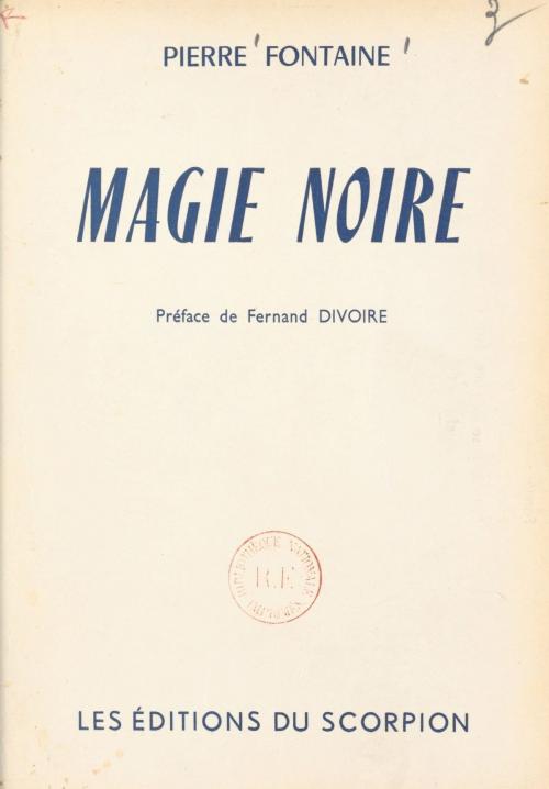 Cover of the book Magie noire by Pierre Fontaine, FeniXX réédition numérique