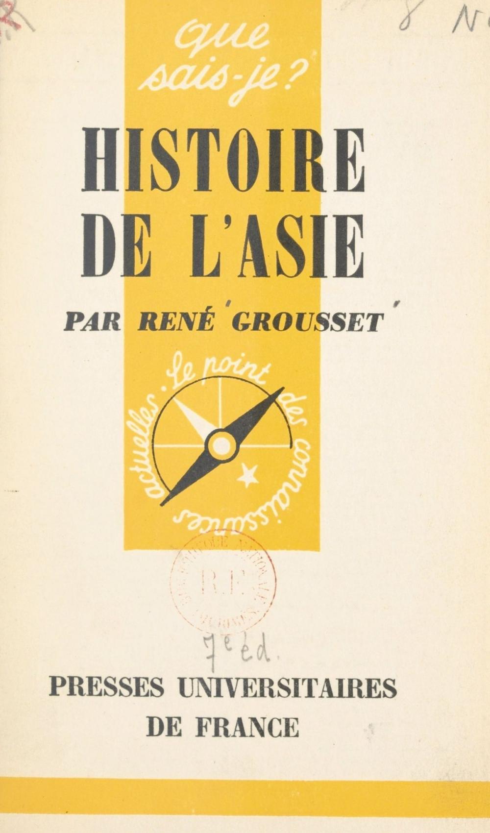 Big bigCover of Histoire de l'Asie