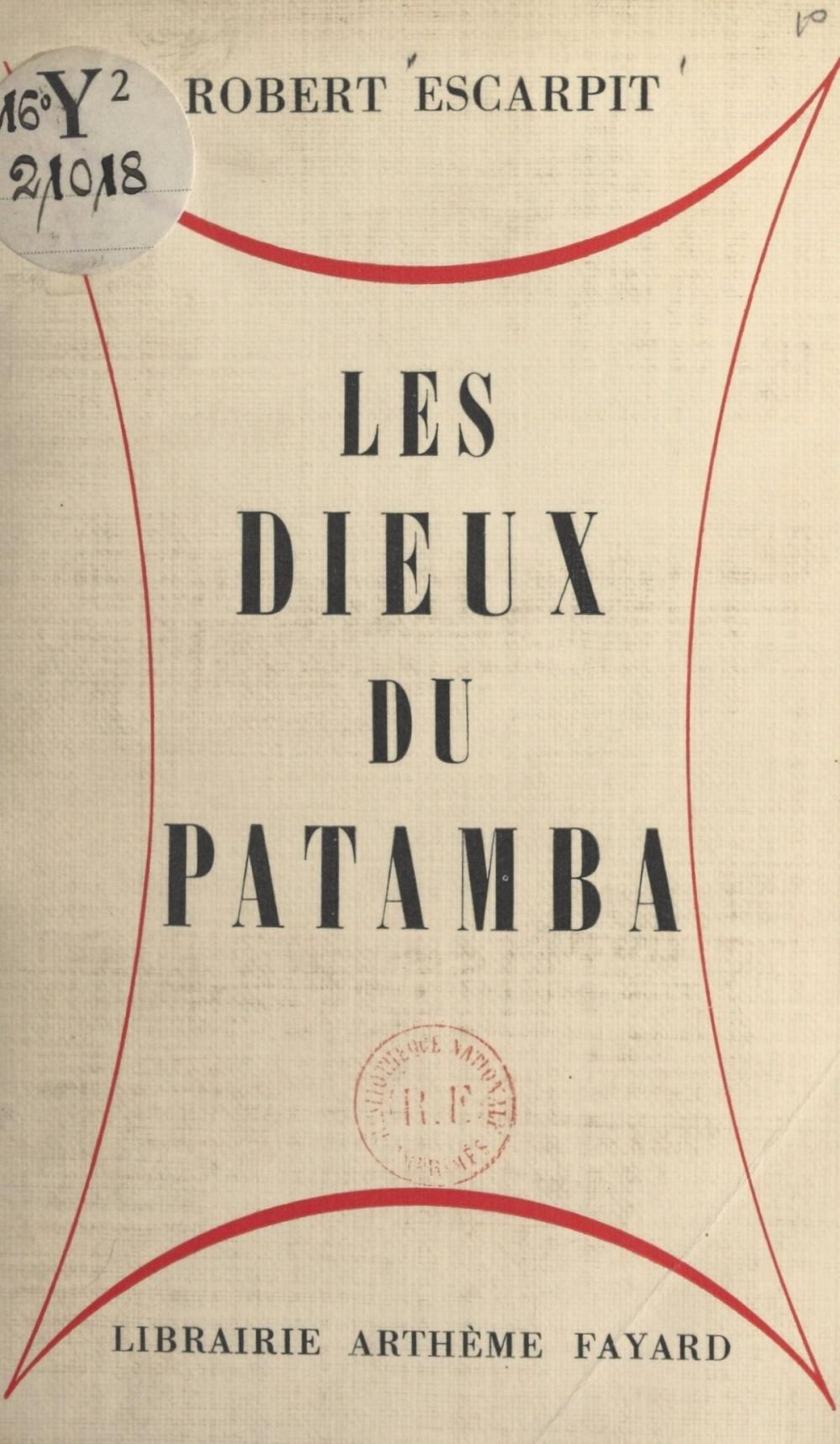 Big bigCover of Les dieux du Patamba