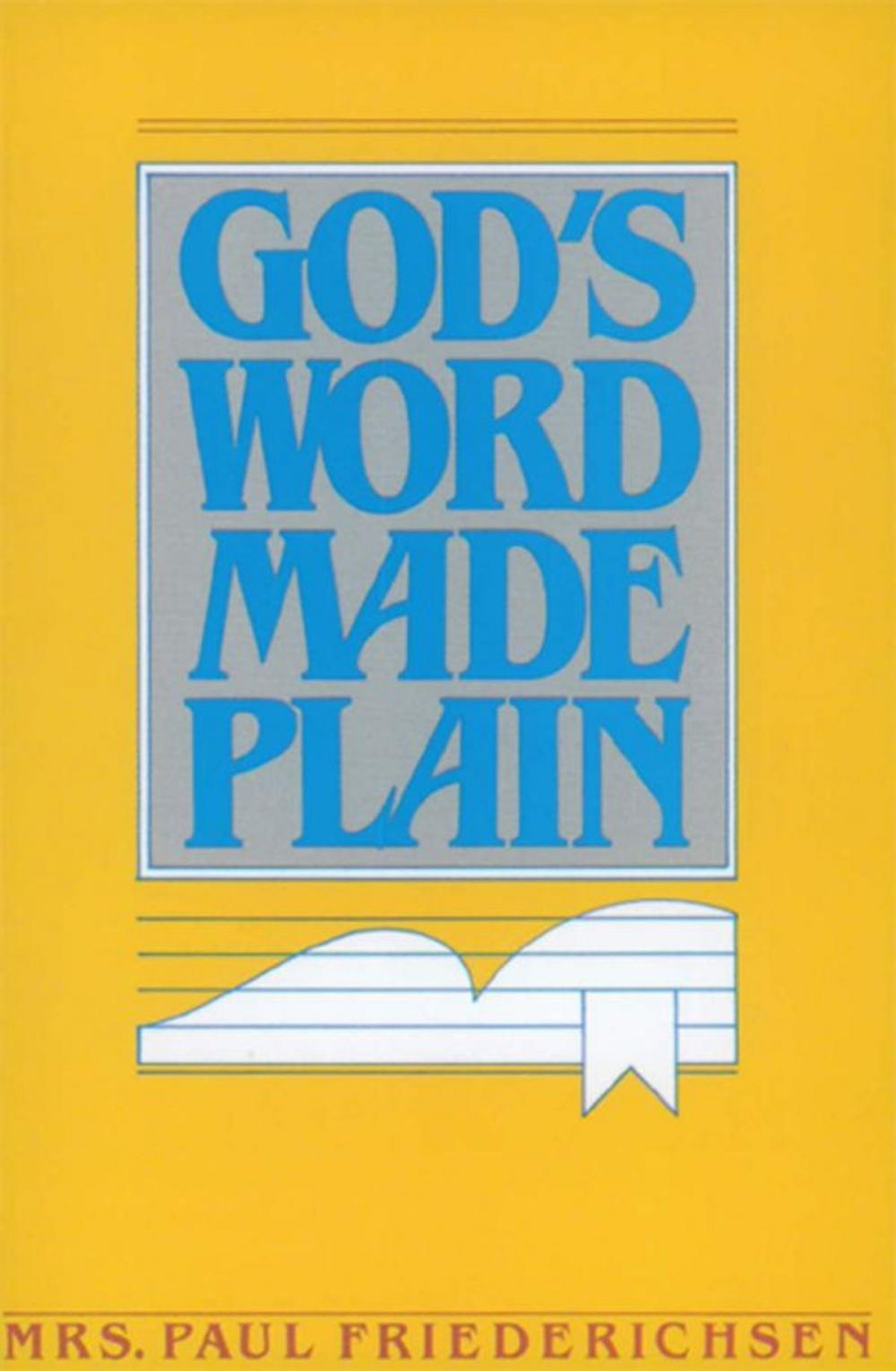 Big bigCover of God's Word Made Plain