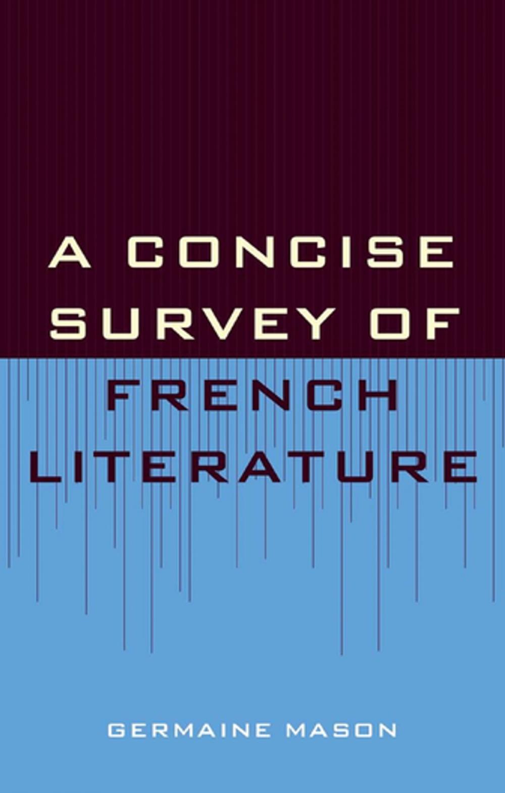 Big bigCover of Concise Survey of French Literature