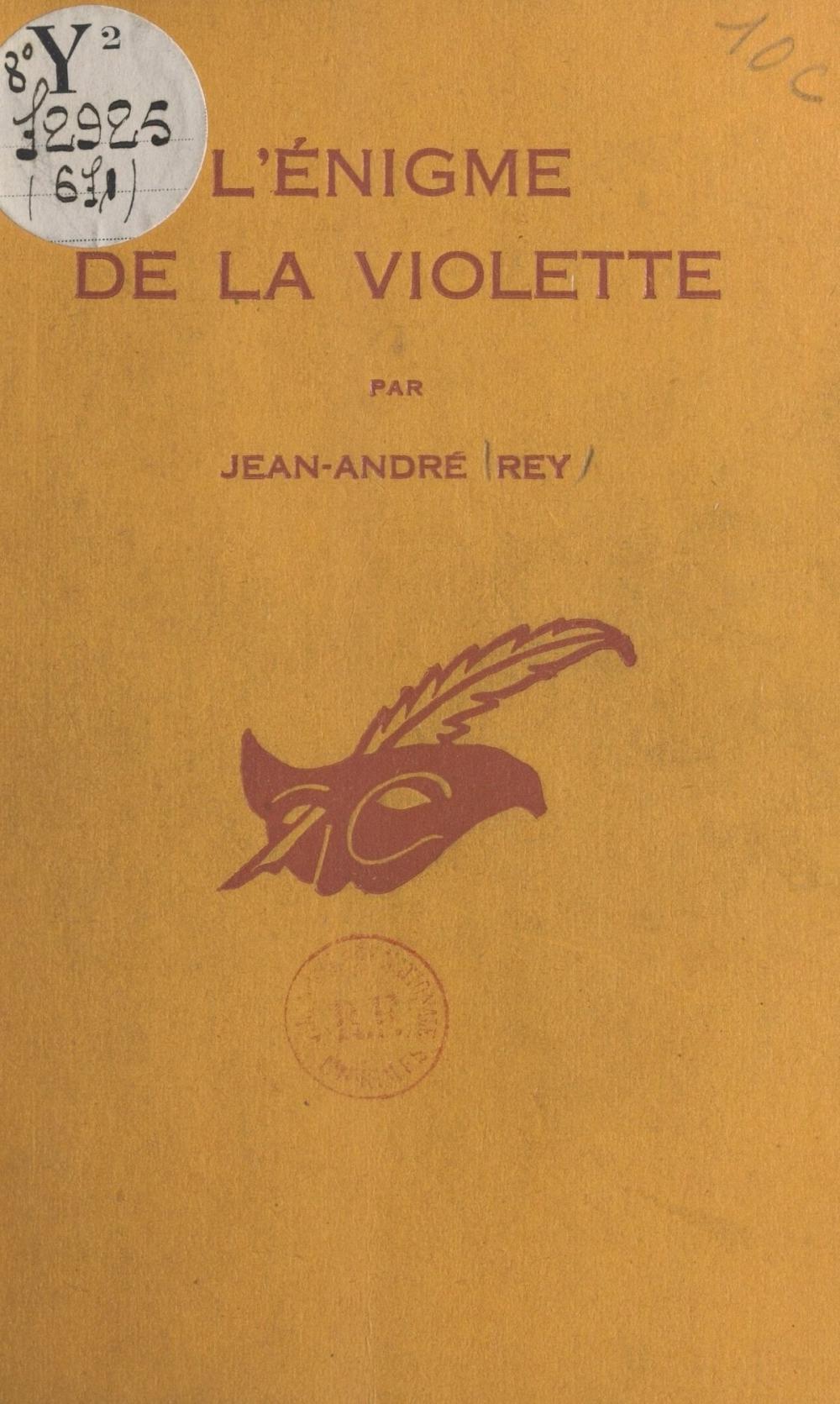 Big bigCover of L'énigme de la violette