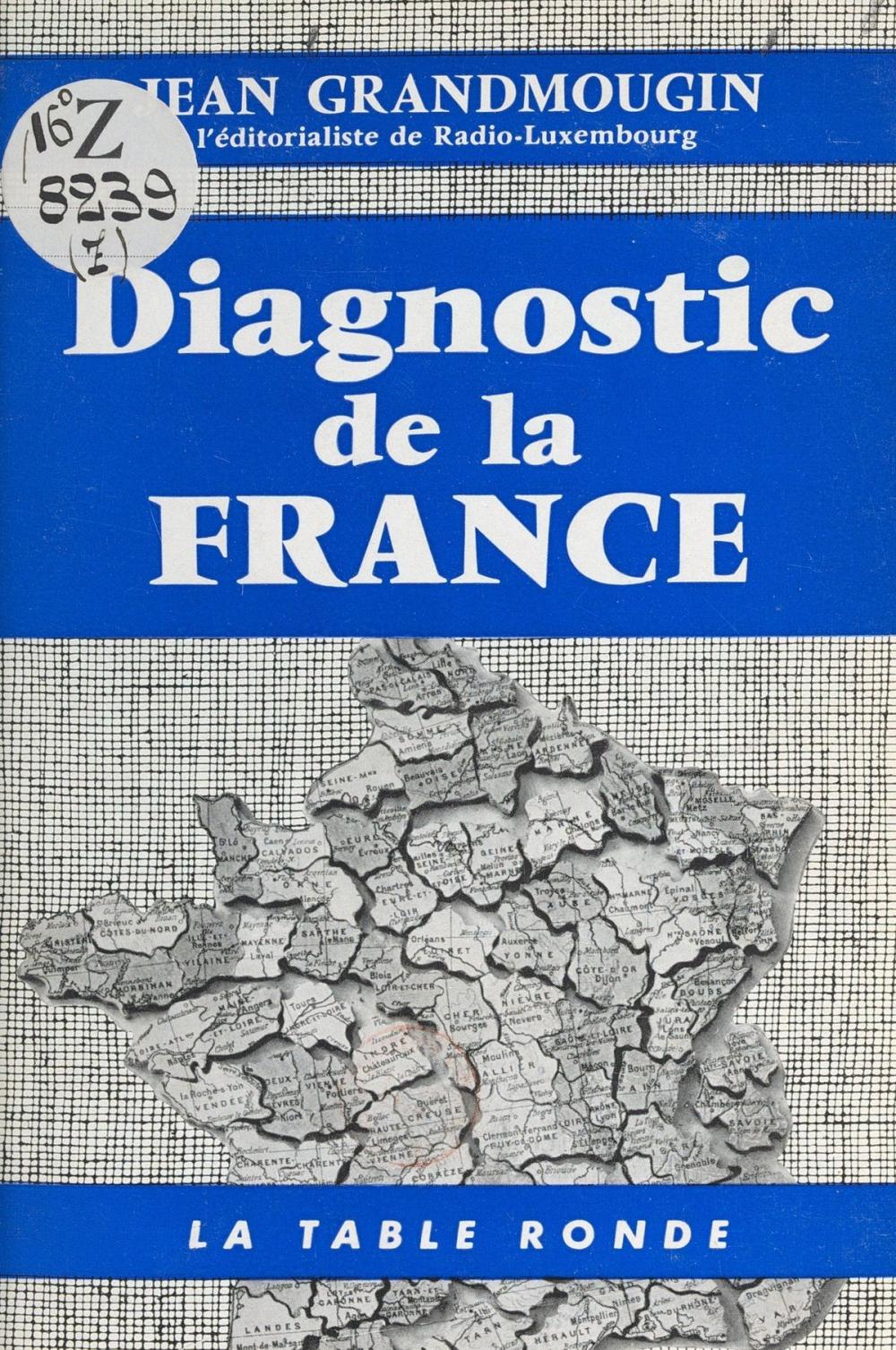 Big bigCover of Diagnostic de la France