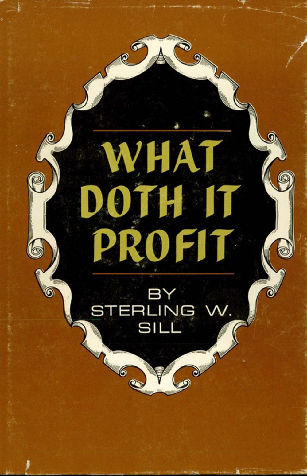 Big bigCover of What Doth It Profit