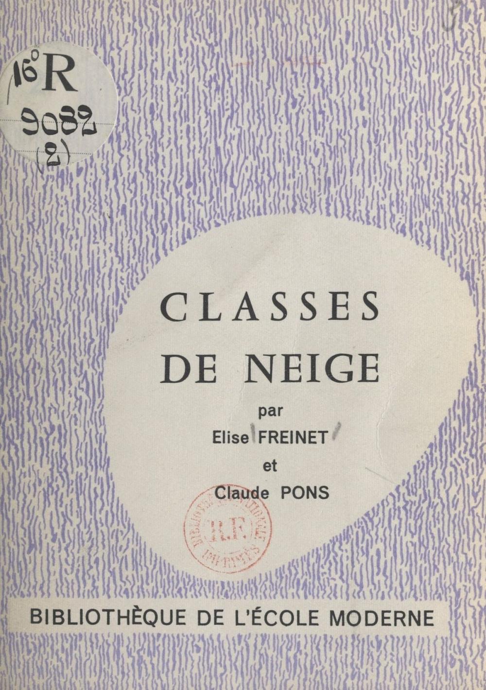 Big bigCover of Classes de neige