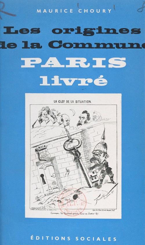 Cover of the book Les origines de la Commune by Maurice Choury, FeniXX réédition numérique