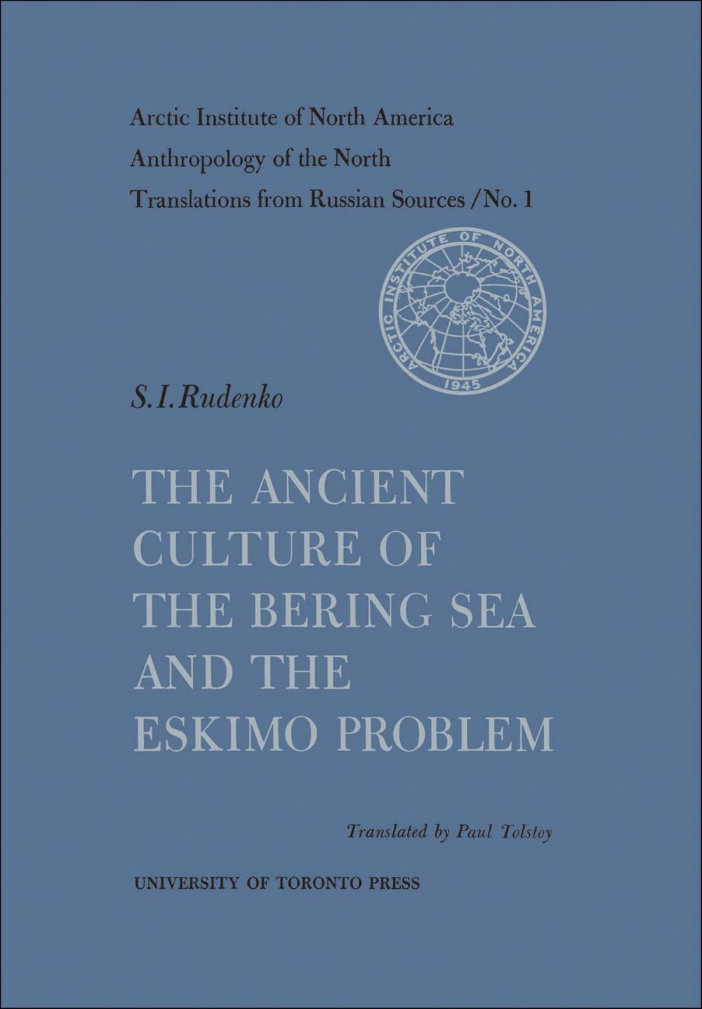 Big bigCover of The Ancient Culture of the Bering Sea and the Eskimo Problem No. 1