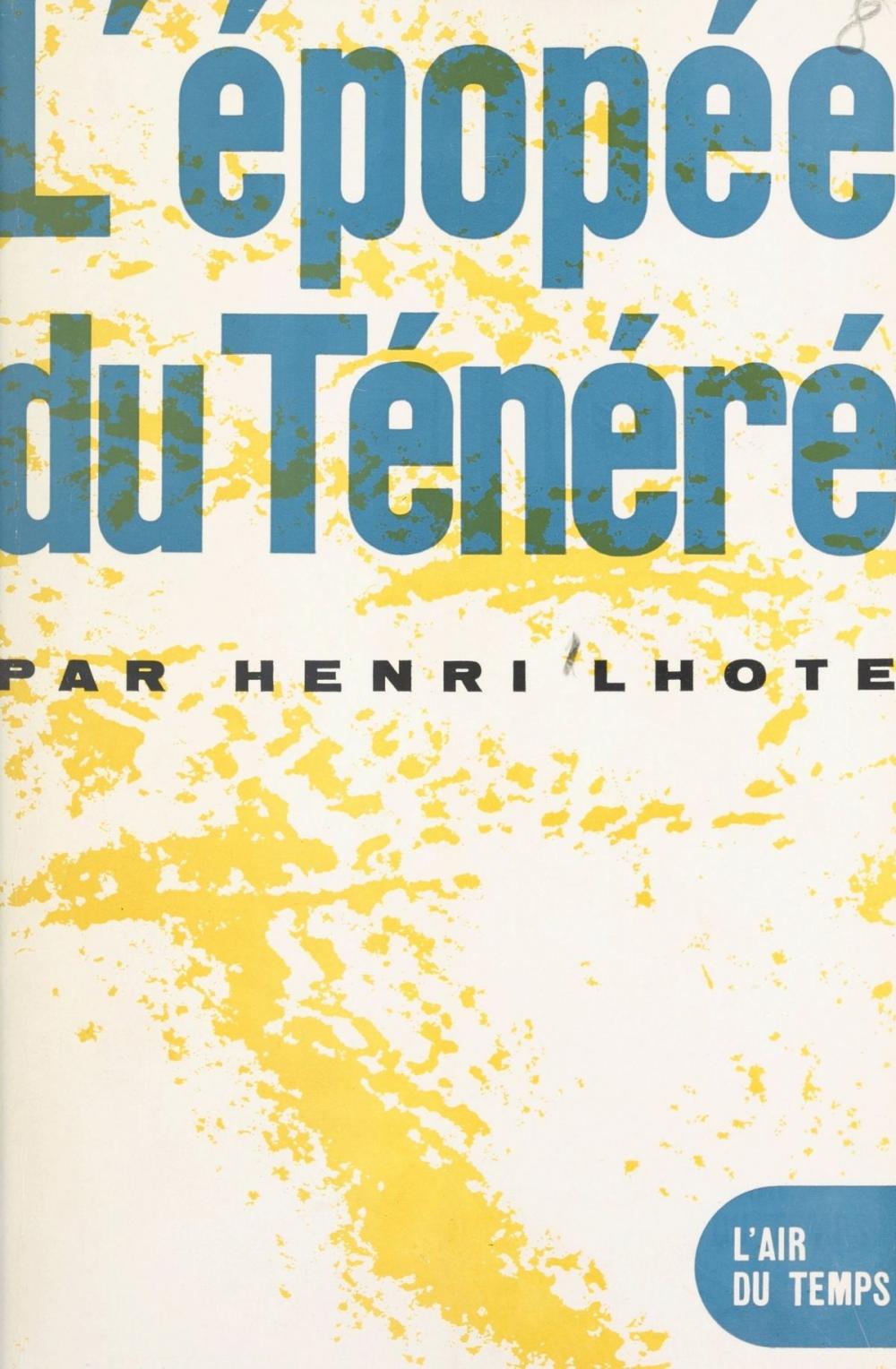 Big bigCover of L'épopée du Ténéré