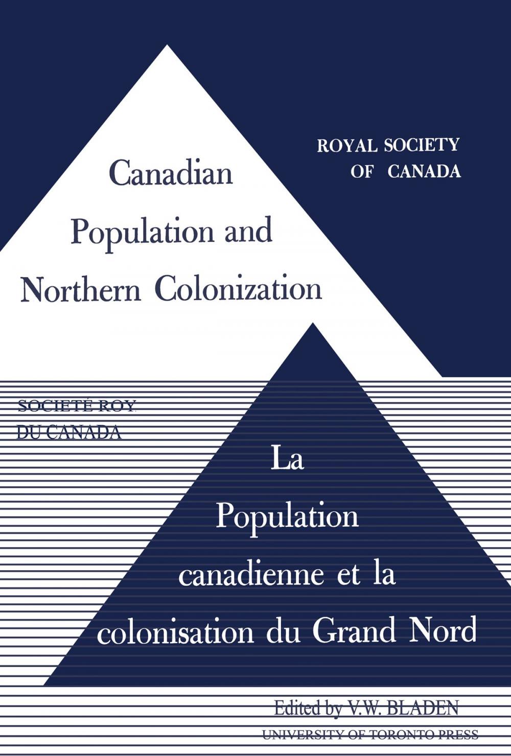 Big bigCover of Canadian Population and Northern Colonization