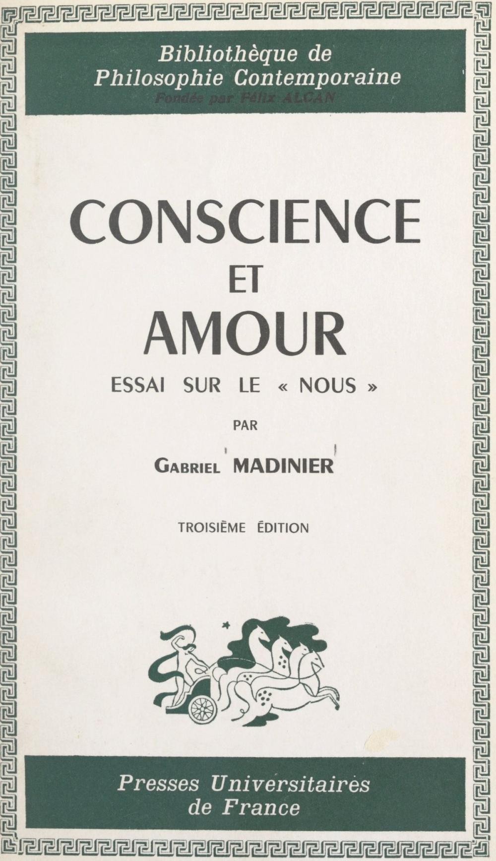 Big bigCover of Conscience et amour