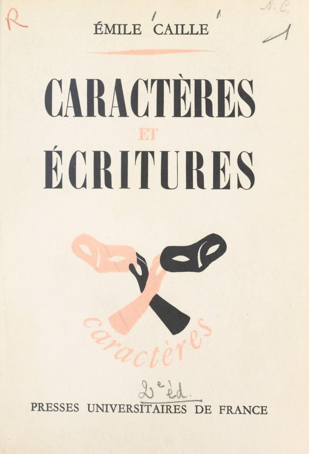 Big bigCover of Caractères et écritures