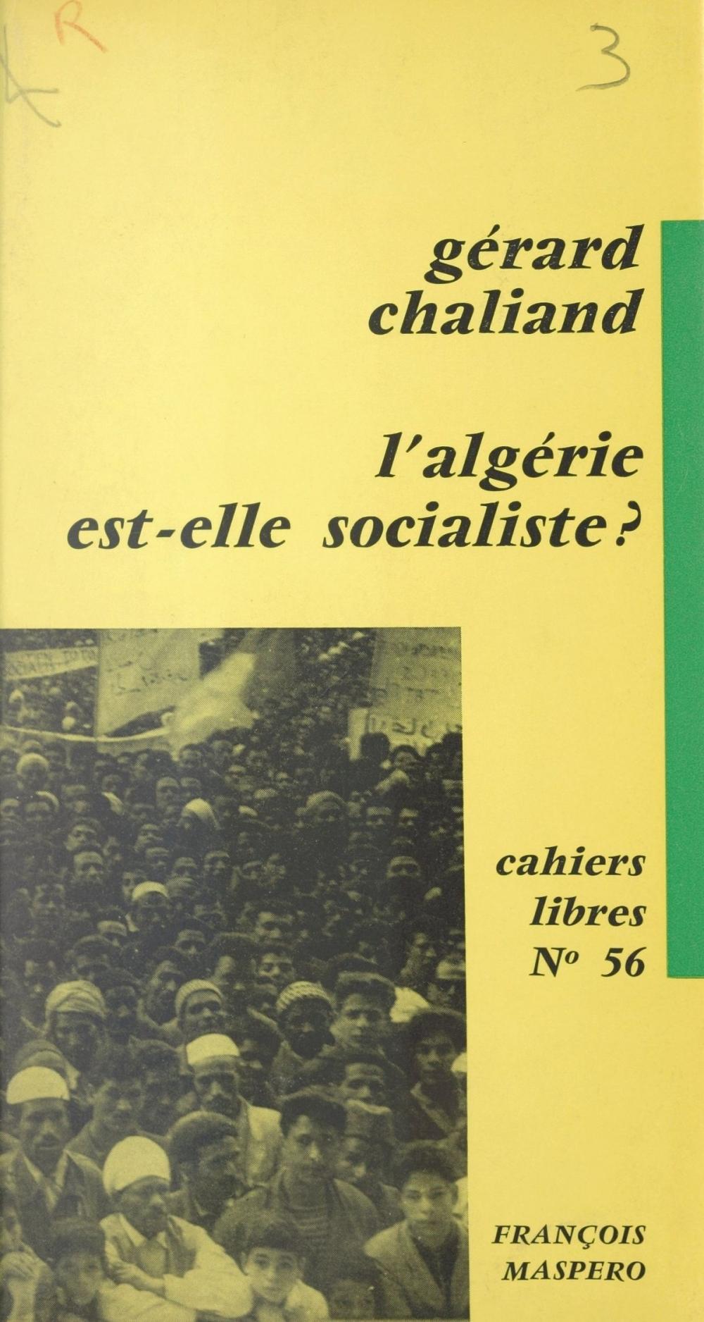 Big bigCover of L'Algérie est-elle socialiste ?