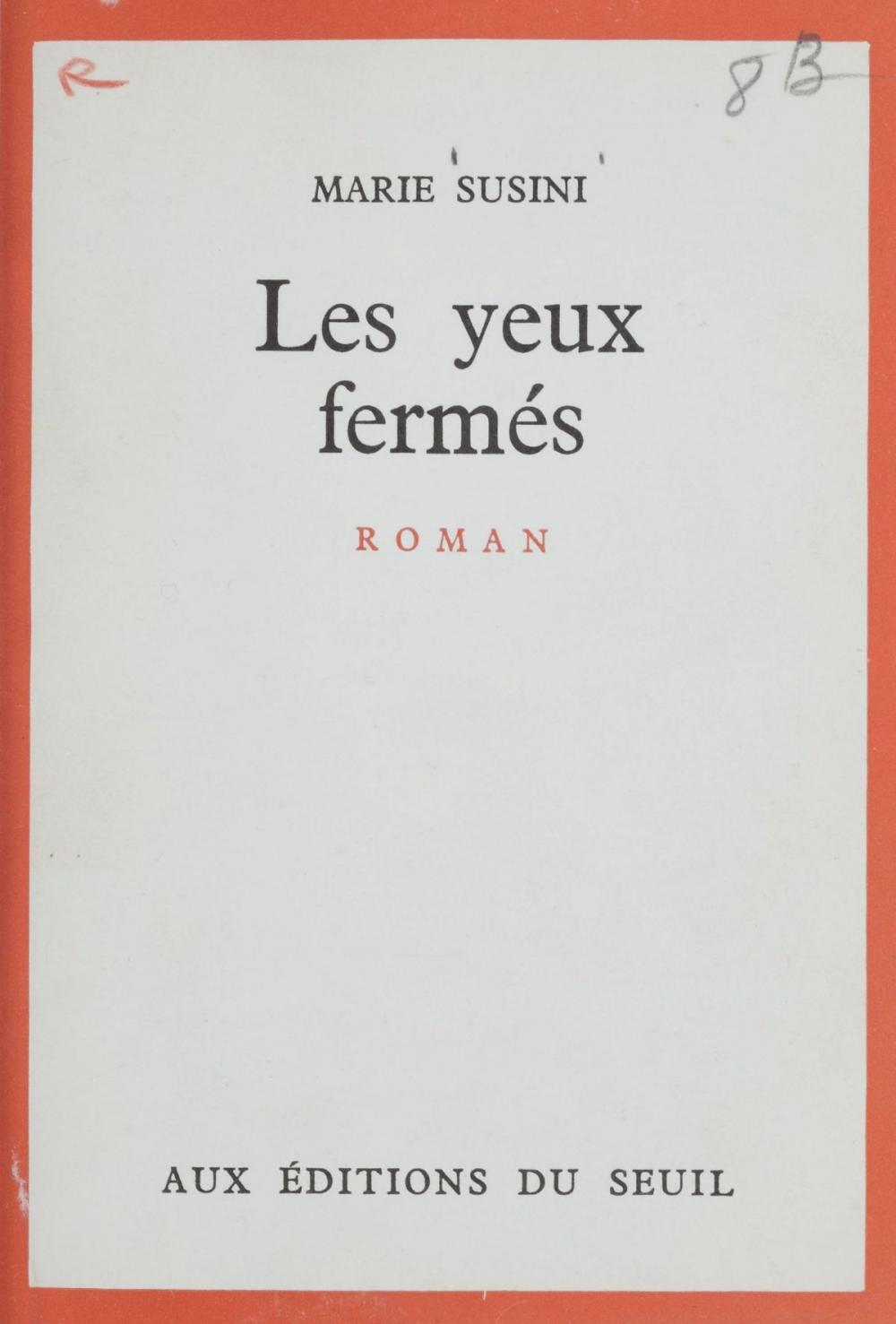 Big bigCover of Les yeux fermés