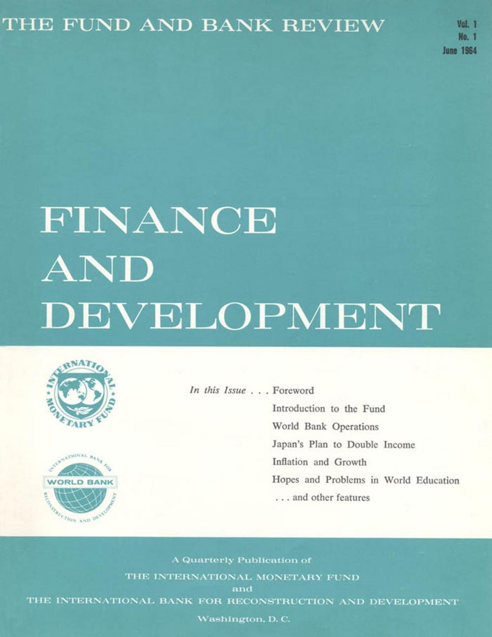 Big bigCover of Finance & Development, June 1964