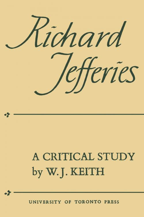 Cover of the book Richard Jefferies by William Keith, University of Toronto Press, Scholarly Publishing Division