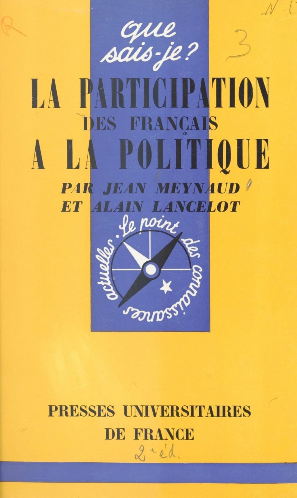 Big bigCover of La participation des Français à la politique