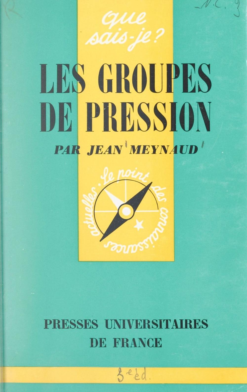 Big bigCover of Les groupes de pression