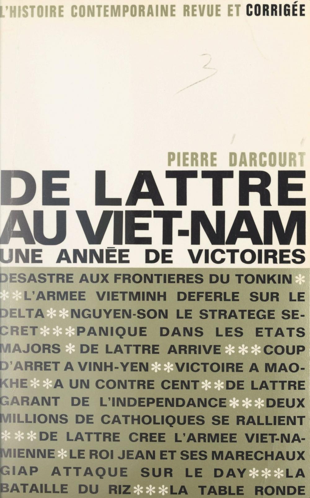 Big bigCover of De Lattre au Viêt Nam