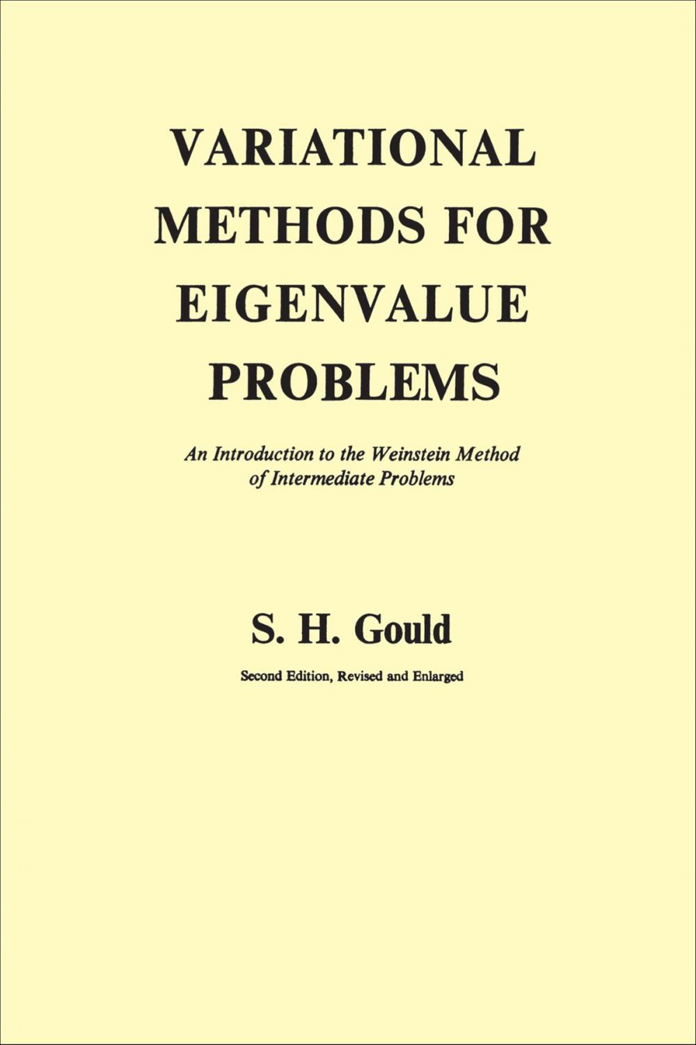 Big bigCover of Variational Methods for Eigenvalue Problems